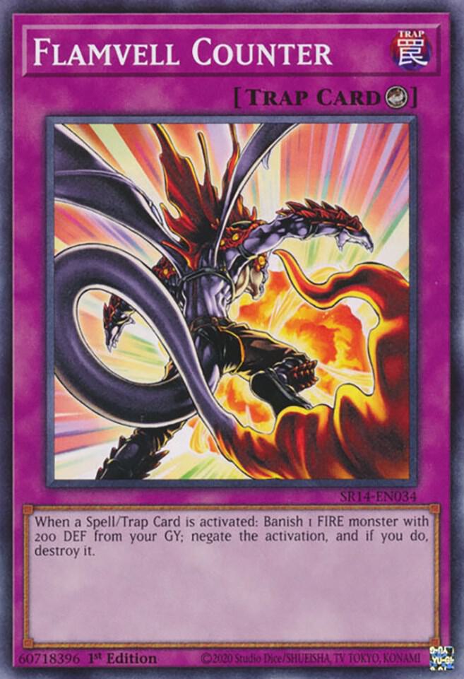 Flamvell Counter SR14-EN034 card from Structure Deck: Fire Kings