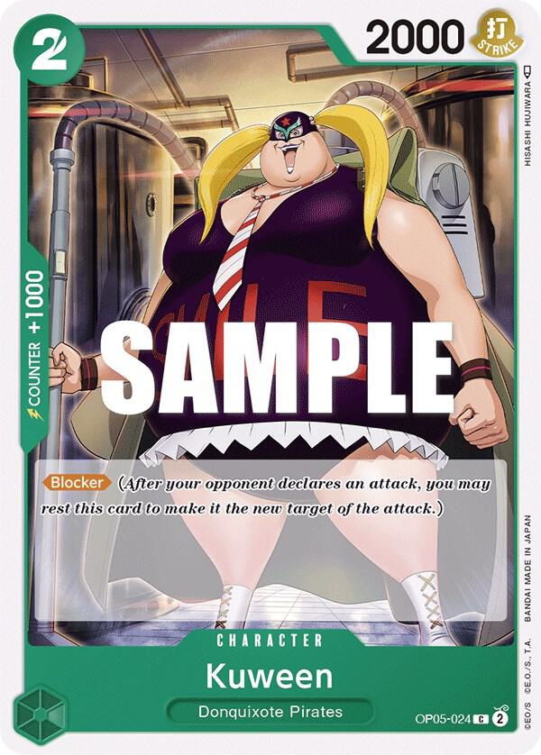 Kuween OP05-024 card from Awakening of the New Era