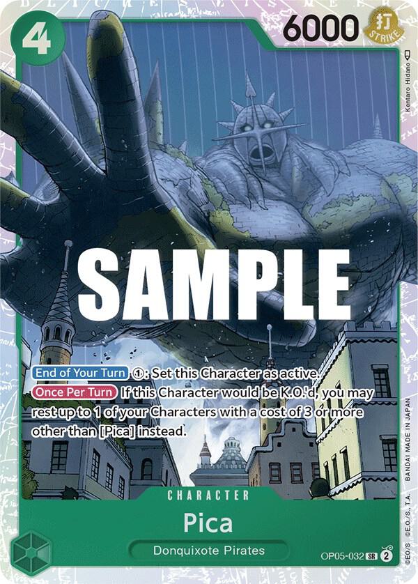 Pica OP05-032 card from Awakening of the New Era