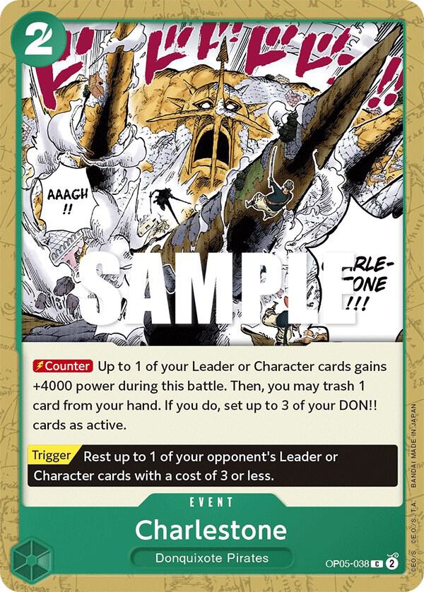 Charlestone OP05-038 card from Awakening of the New Era