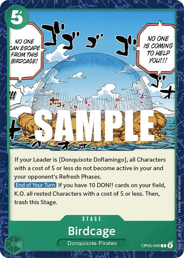 Birdcage OP05-040 card from Awakening of the New Era