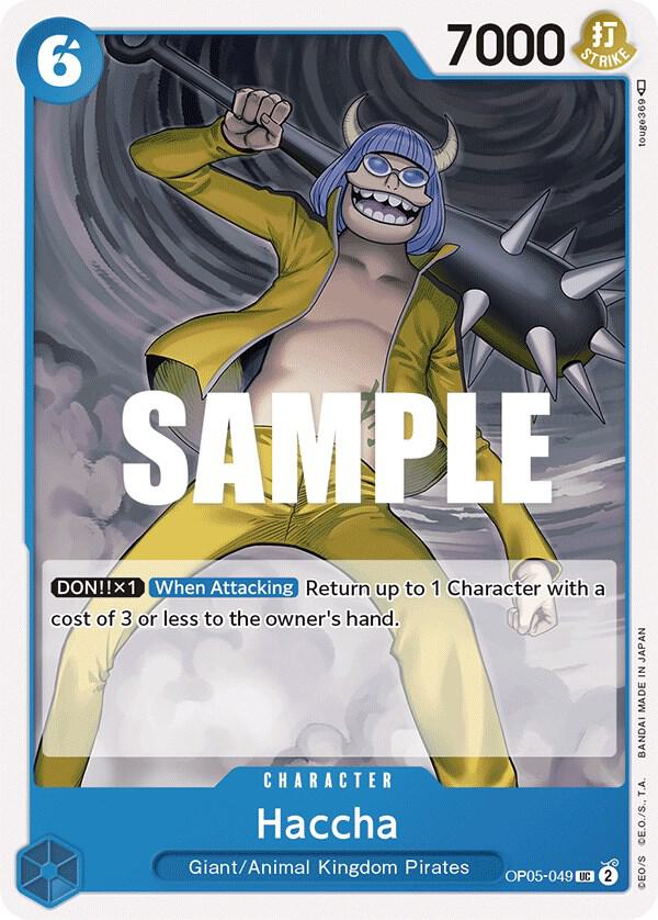 Haccha OP05-049 card from Awakening of the New Era