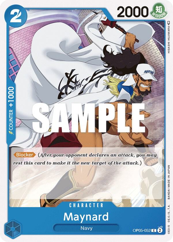 Maynard OP05-052 card from Awakening of the New Era