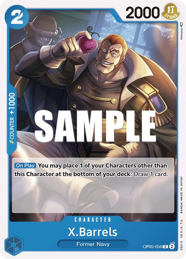 X.Barrels OP05-056 card from Awakening of the New Era