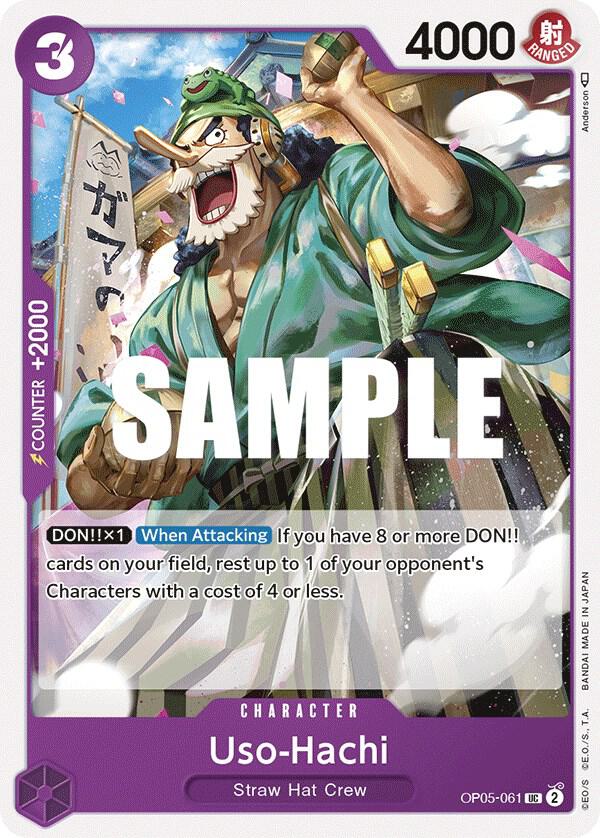 Uso-Hachi OP05-061 card from Awakening of the New Era