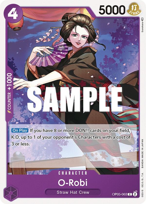 O-Robi OP05-063 card from Awakening of the New Era