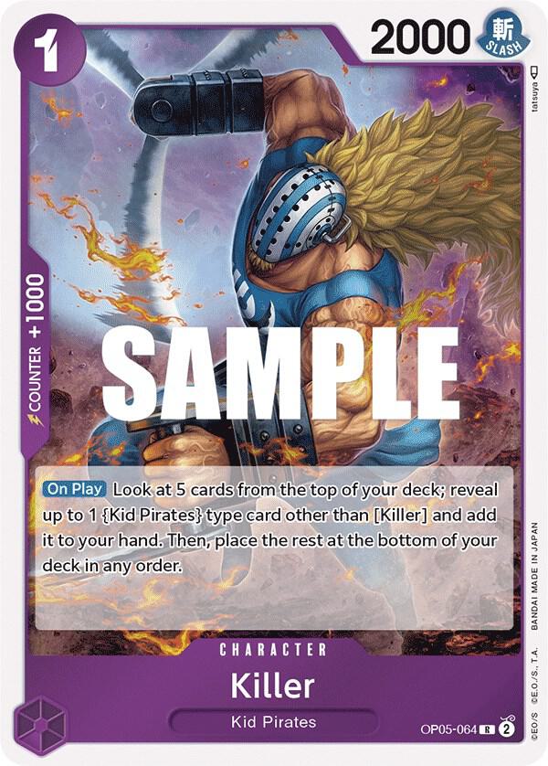 Killer OP05-064 card from Awakening of the New Era