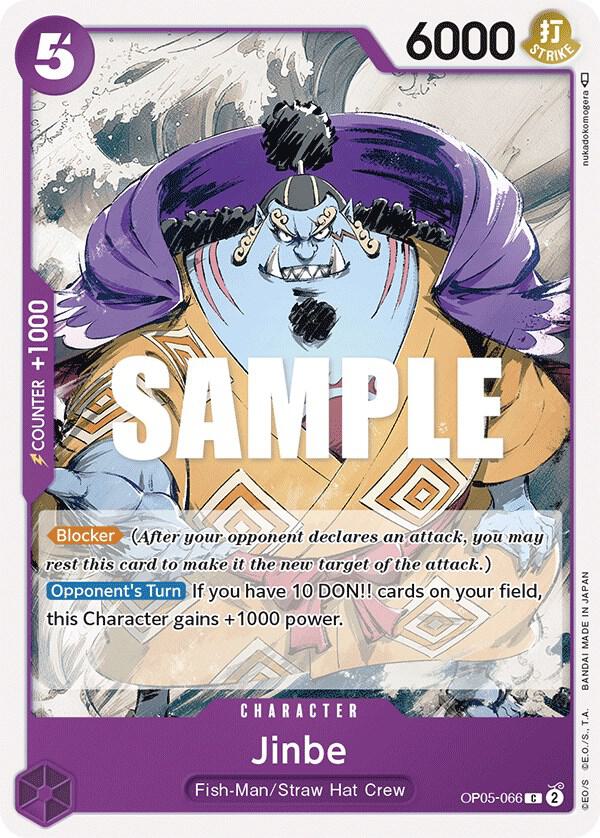 Jinbe OP05-066 card from Awakening of the New Era
