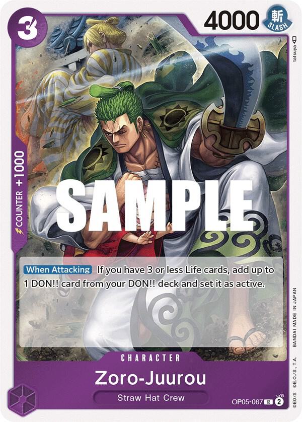 Zoro-Juurou OP05-067 card from Awakening of the New Era