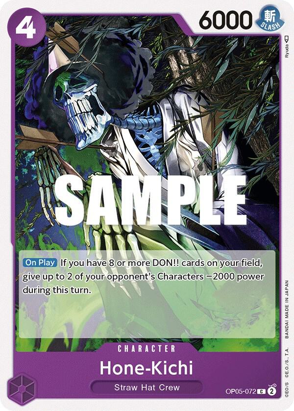 Hone-Kichi OP05-072 card from Awakening of the New Era