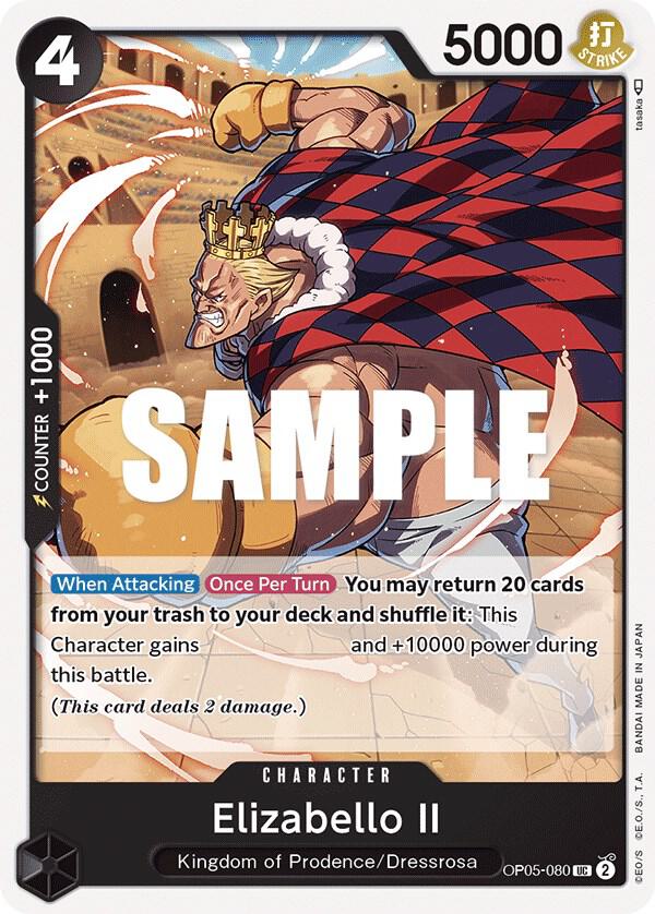 Elizabello II OP05-080 card from Awakening of the New Era