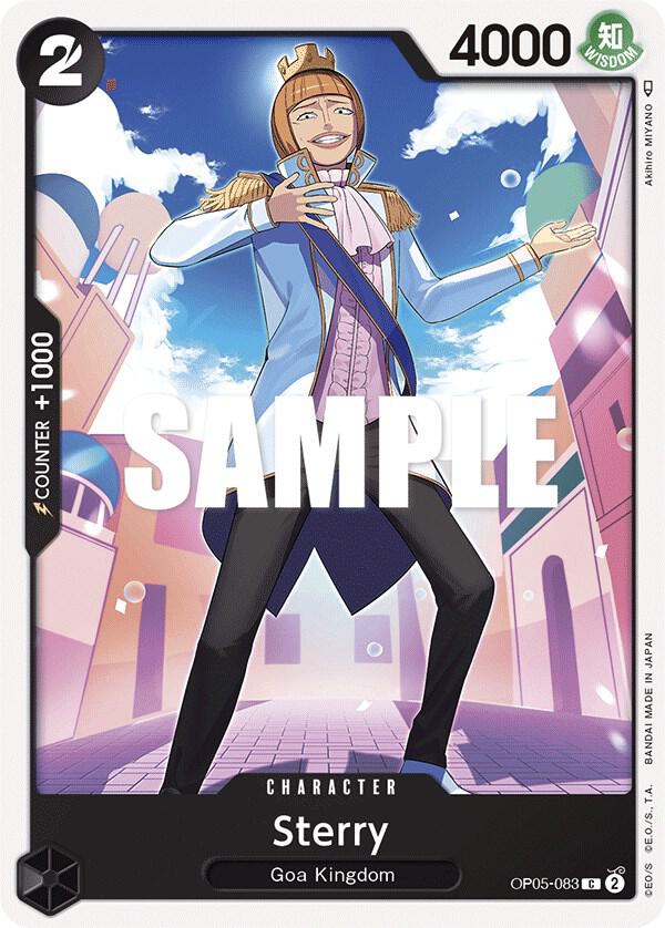 Sterry OP05-083 card from Awakening of the New Era