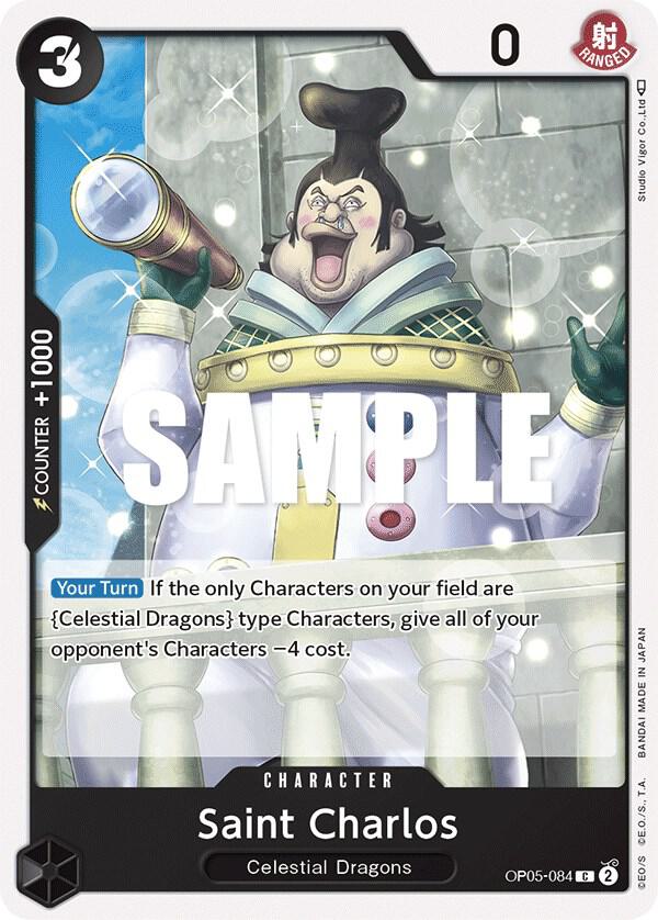 Saint Charlos OP05-084 card from Awakening of the New Era