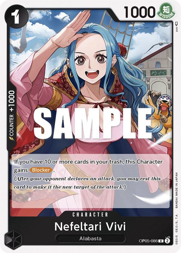 Nefeltari Vivi OP05-086 card from Awakening of the New Era