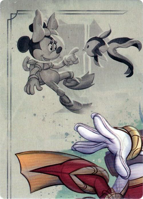 Minnie Mouse - Wide-Eyed Diver Puzzle Insert (Top Left) card from Rise of the Floodborn
