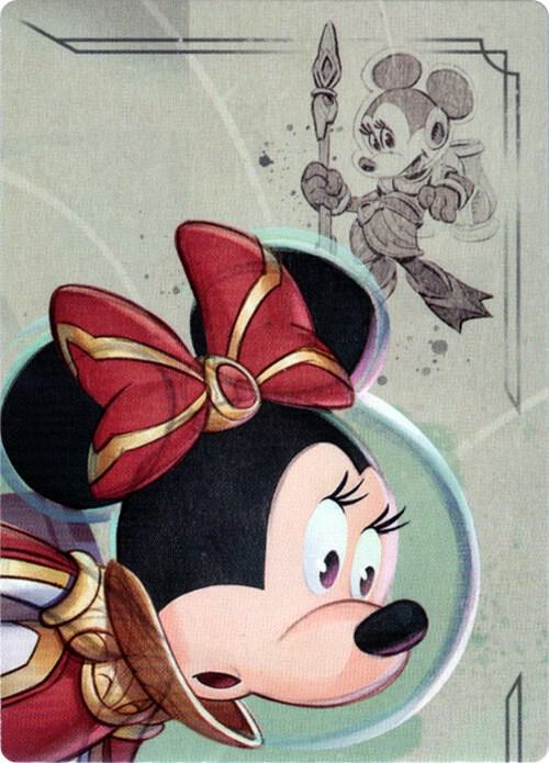 Minnie Mouse - Wide-Eyed Diver Puzzle Insert (Top Right) card from Rise of the Floodborn