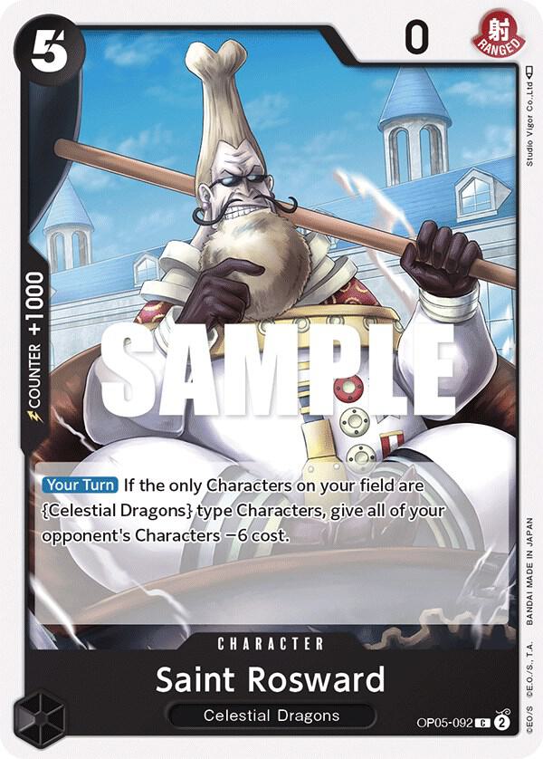 Saint Rosward OP05-092 card from Awakening of the New Era