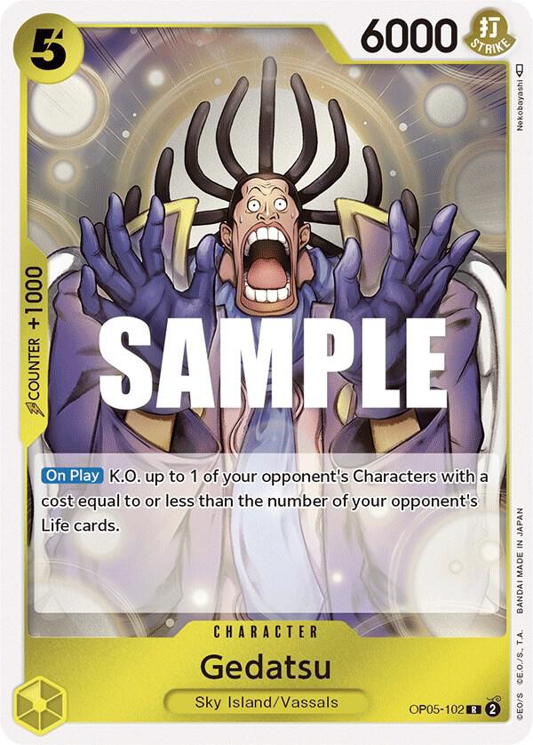 Gedatsu OP05-102 card from Awakening of the New Era
