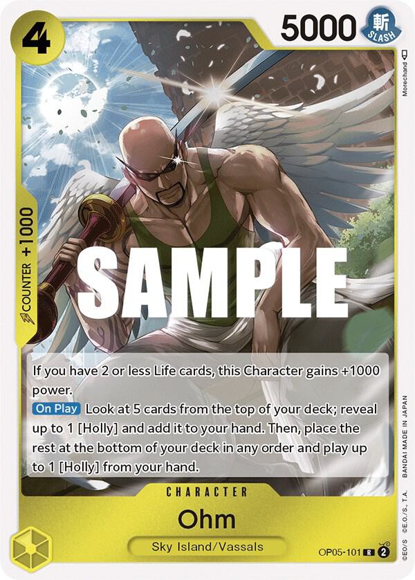 Ohm OP05-101 card from Awakening of the New Era