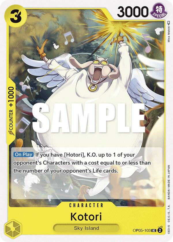 Kotori OP05-103 card from Awakening of the New Era