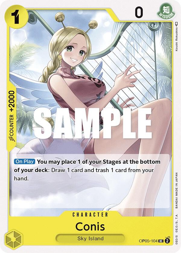 Conis OP05-104 card from Awakening of the New Era