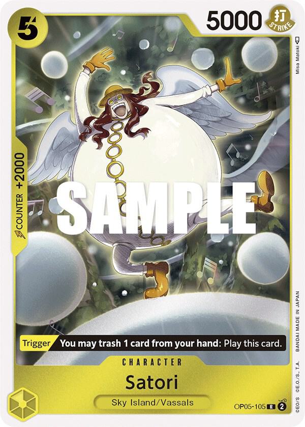 Satori OP05-105 card from Awakening of the New Era
