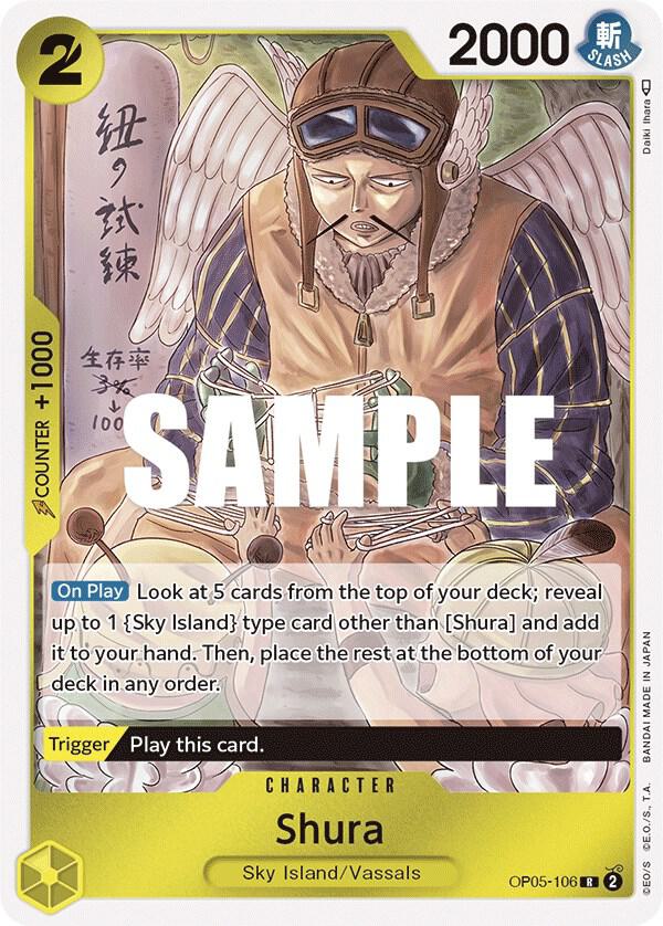 Shura OP05-106 card from Awakening of the New Era