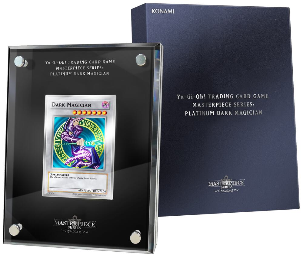 Masterpiece Series: Platinum Dark Magician card from Miscellaneous Promotional Cards