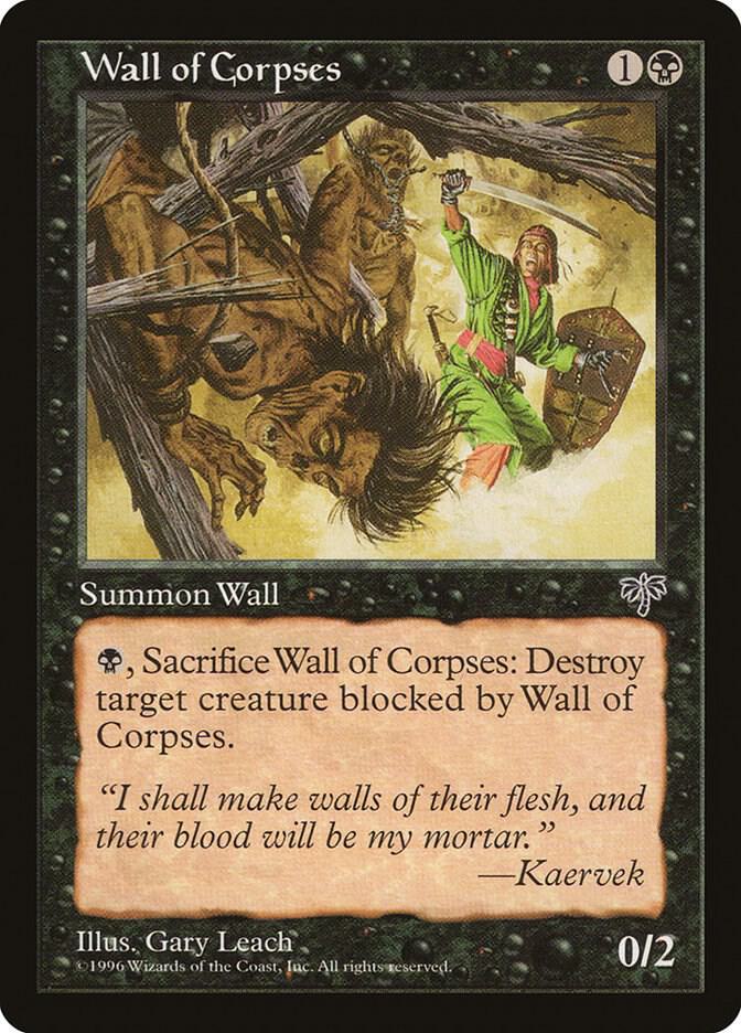 Wall of Corpses card from Mirage
