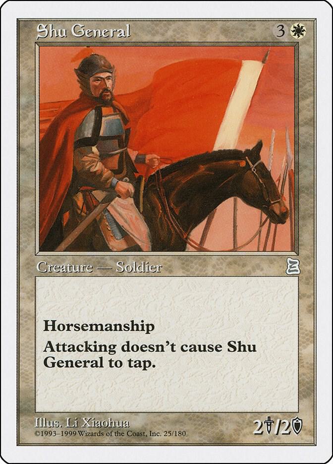 Shu General 25 card from Portal Three Kingdoms
