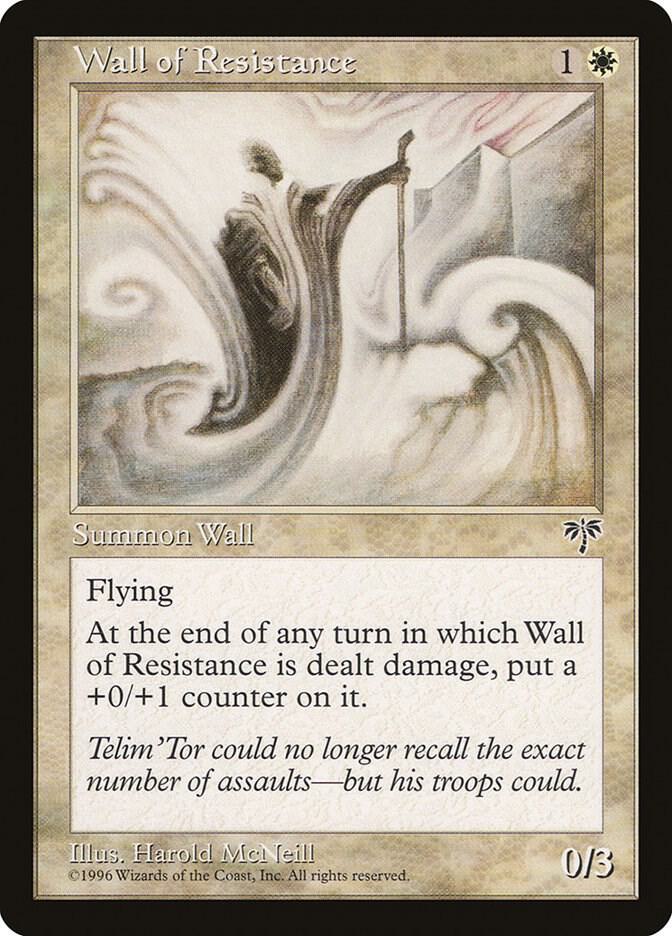 Wall of Resistance card from Mirage