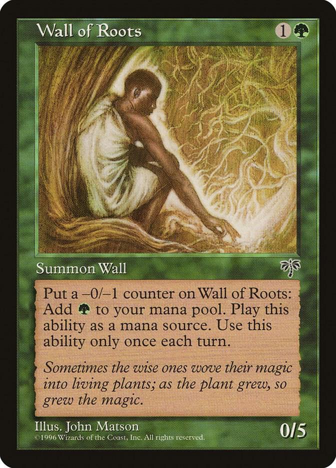 Wall of Roots card from Mirage