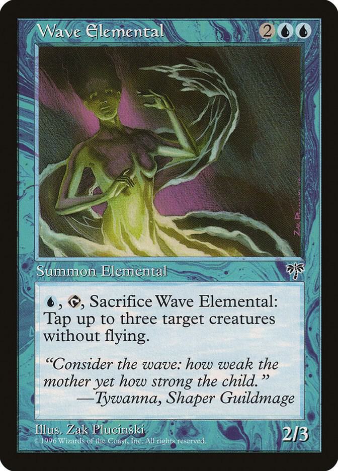 Wave Elemental card from Mirage