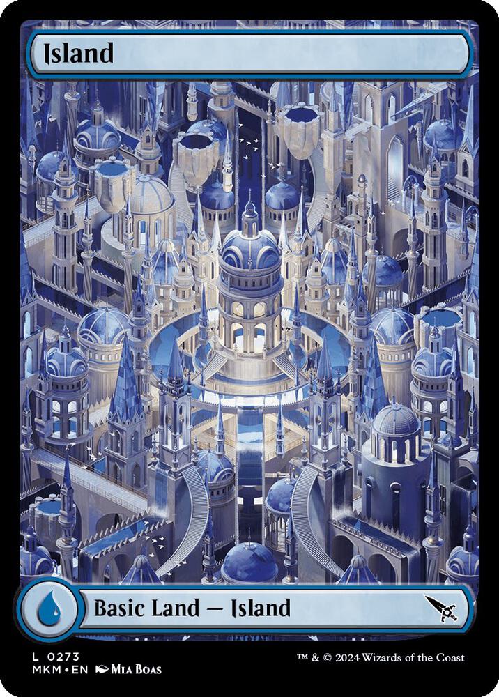 Island 273 card from Murders at Karlov Manor