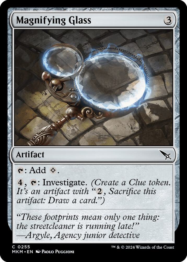 Magnifying Glass 255 card from Murders at Karlov Manor