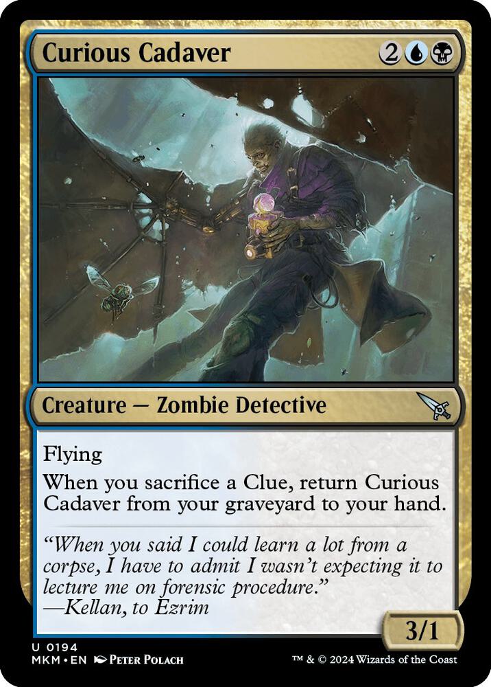 Curious Cadaver 194 card from Murders at Karlov Manor