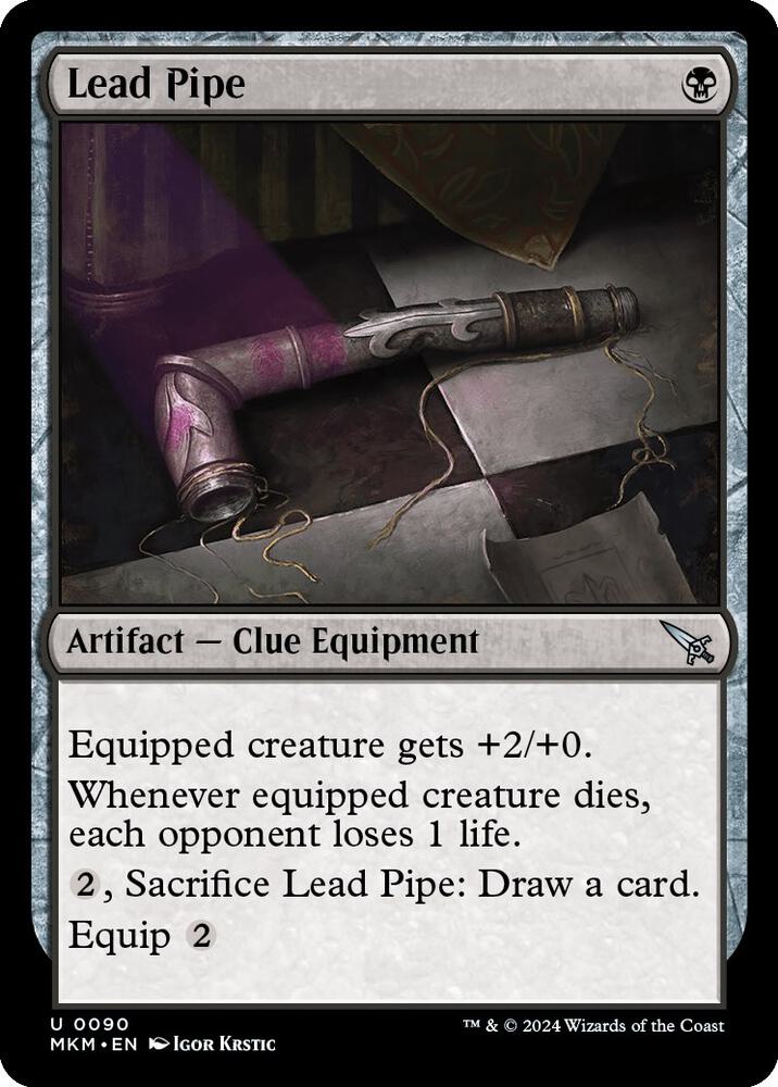 Lead Pipe 90 card from Murders at Karlov Manor