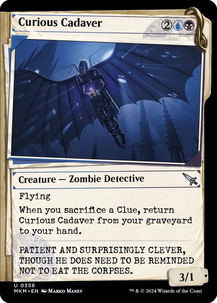 Curious Cadaver (Showcase) 358 card from Murders at Karlov Manor
