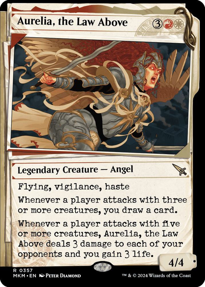 Aurelia, the Law Above (Showcase) 357 card from Murders at Karlov Manor