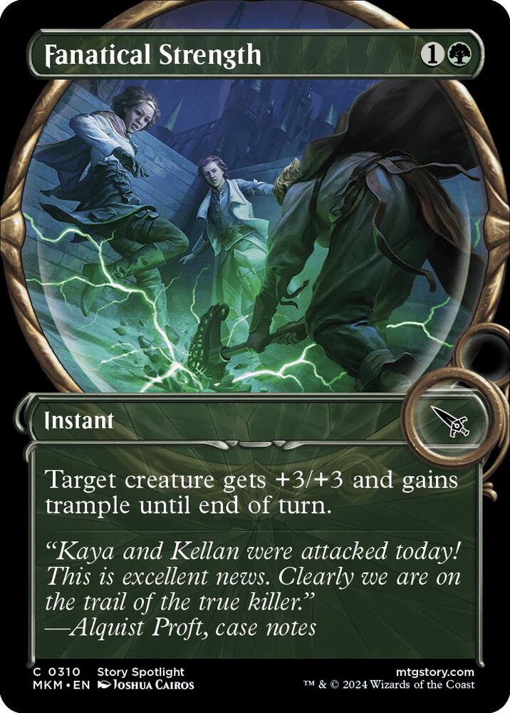 Fanatical Strength (Showcase) 310 card from Murders at Karlov Manor
