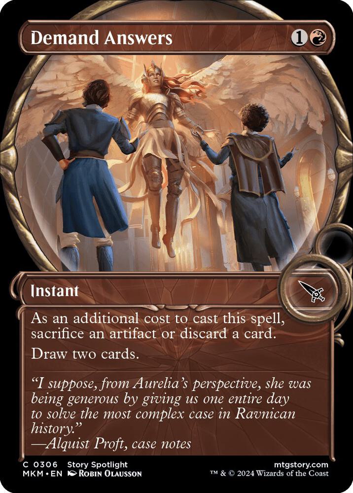 Demand Answers (Showcase) 306 card from Murders at Karlov Manor