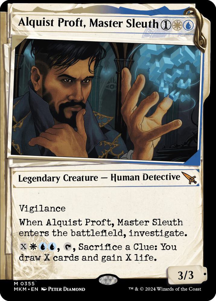 Alquist Proft, Master Sleuth (Showcase) 355 card from Murders at Karlov Manor