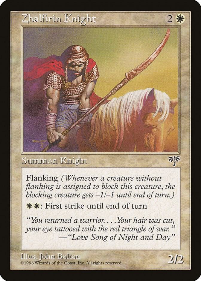 Zhalfirin Knight card from Mirage