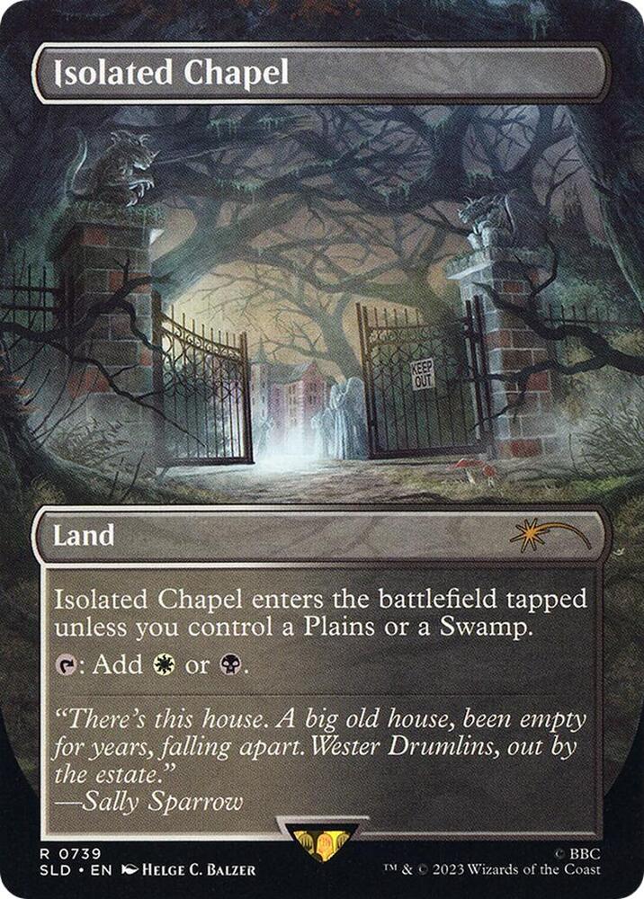 Isolated Chapel 739 card from Secret Lair Drop Series