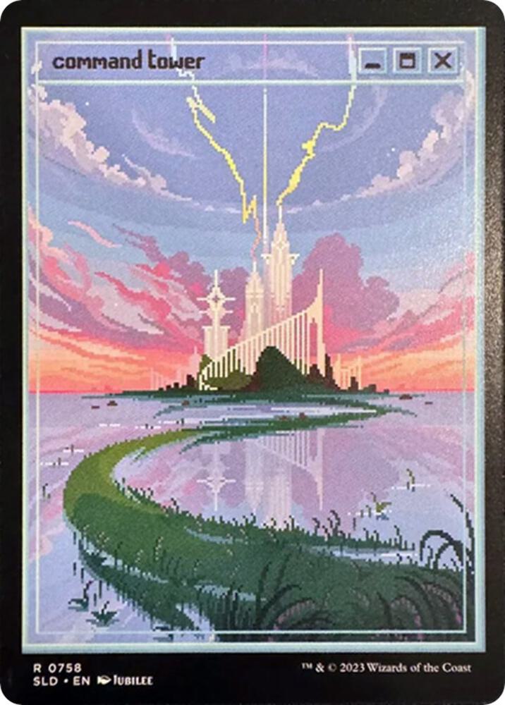 Command Tower 758 card from Secret Lair Drop Series