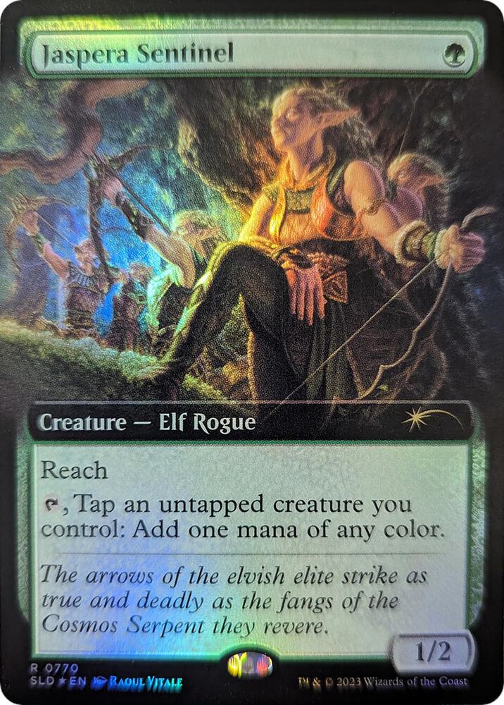 Jaspera Sentinel (Extended Art) 770 card from Secret Lair Drop Series
