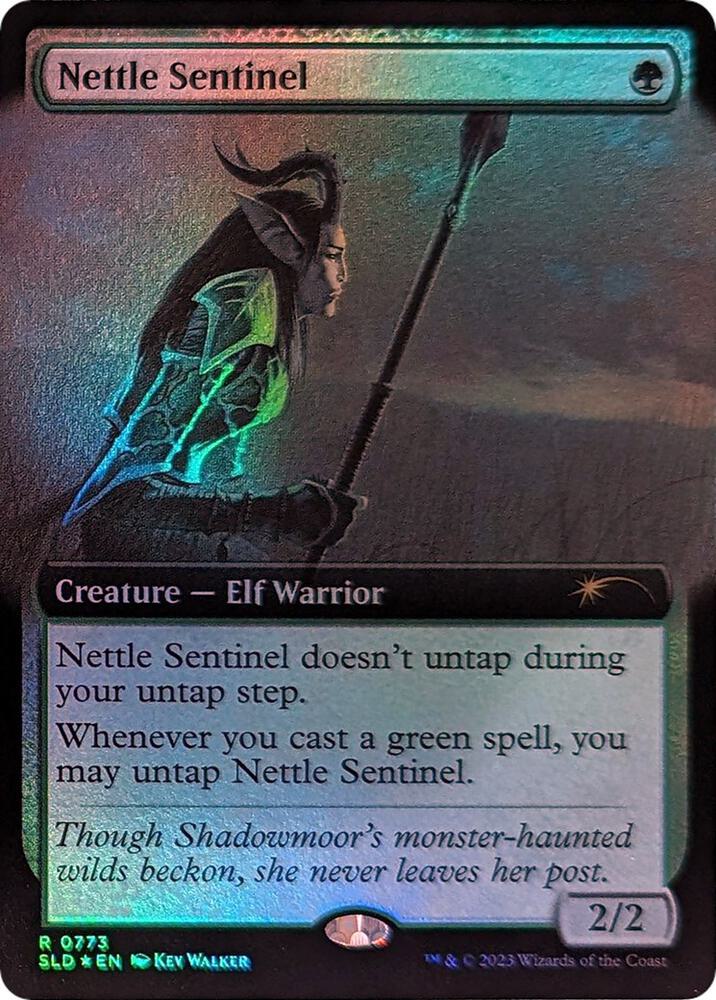 Nettle Sentinel (Extended Art) 773 card from Secret Lair Drop Series