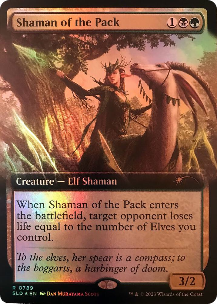 Shaman of the Pack (Extended Art) 789 card from Secret Lair Drop Series