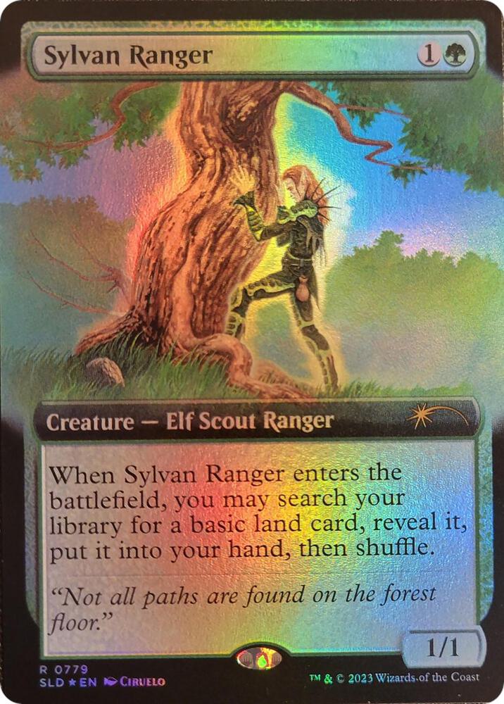 Sylvan Ranger (Extended Art) 779 card from Secret Lair Drop Series