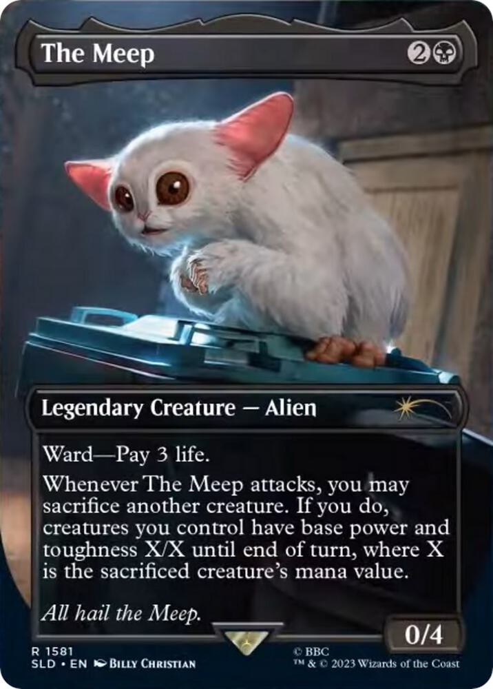 The Meep 1581 card from Secret Lair Drop Series